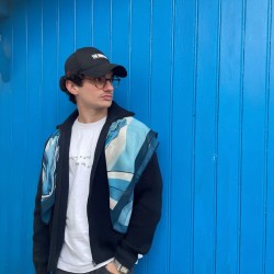 Foulard Bleu Atlantique | Shoru Studio