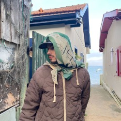 Foulard Vert des Pins | Shoru Studio